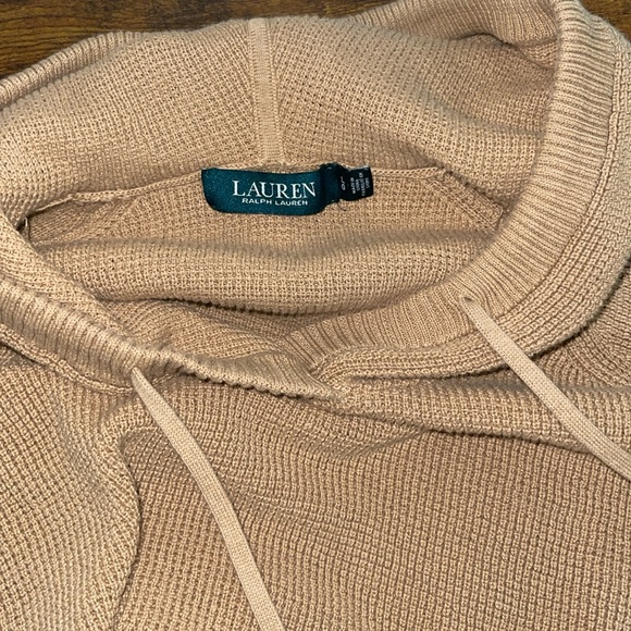☀️Sale☀️ Ralph Lauren tan hooded sweater size small - Picture 5 of 7